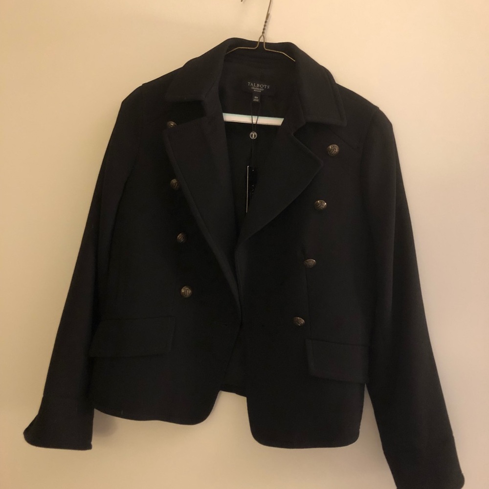 NWT Talbots Pea coat